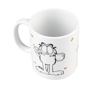 Erik Taza Garfield - Para café 350 ml de cerámica, apta lavavajillas y microondas