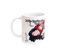Erik Taza Jujutsu Kaisen Yuji & Sukuna – Cerámica 350 ml, Apta lavavajillas, Licencia oficial