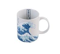 Erik Taza Ola Kanagawa – Taza cerámica 300 ml para desayuno, té y café – Licencia oficial