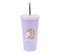 Grupo erik vaso termo pusheen - vaso con tapa y pajita 550ml, taza ter