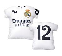 Grupo moya, cojín oficial del real madrid con forma de camiseta, núm
