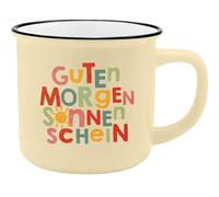 GRUSS & CO 74176 - Taza XL con mensaje en alemán Guten Morgen, taza de porcelana, 55 on cinta de regalo, regalo, regalo de cumpleaños