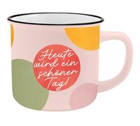 GRUSS & CO 74180 - Taza XL de porcelana, diseño de hoy, 55 on cinta de regalo, regalo de cumpleaños