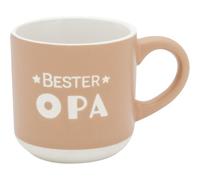 GRUSS & CO 74645 - Taza de café con grabado de abuelo | Mini taza de gres 10 olsas con envoltorio de regalo | Regalo para amigos | Cumpleaños | 74645