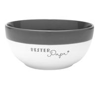 GRUSS & CO Cuenco con diseño de Bester Papa | Cuenco de gres esmaltado de colores, con Garvur y frase, 60 ris, desayuno | Cuenco para cereales, regalo para el día del padre | 48949