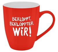 GRUSS & CO Taza con diseño Bekloppt | Taza con frase New Bone China, porcelana, 35 on baderole de regalo, regalo divertido, cumpleaños | 74210