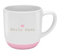GRUSS & CO Taza con Garvur Beste Mama | Gres, 40 cl, multicolor, regalo para mamá, día de la madre, cumpleaños | 48988