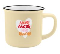 GRUSS & CO Taza XL con diseño Amore | Taza favorita de porcelana, 55 on cinta de regalo, regalo de amor, novio, novia | 74178