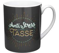 GRUSS & CO Taza XL con diseño antiestrés | Taza grande de porcelana, 60 cl, taza con texto en alemán | Regalo, novio, novia | 47000