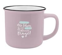 GRUSS & CO Taza XL con diseño de Las pequeñas cosas | Taza de porcelana con frase, 55 on cinta de regalo, regalo de cumpleaños | 74179