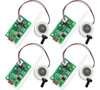 GRUUI 4 piezas 20 mm fabricante de niebla ultrasónica Fogger Zerstäuber filmpplatte accesorios humidificadores junta de goma con interruptor de tiempo humidificador accesorios