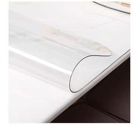Gruytoie Protector de Mesa Transparente Rectangular 50x100cm, Mantel Transparente de PVC Impermeable, Lavable, para la Cocina y el Comedor