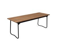 Grythyttan Stålmöbler Banco 8 Teca-estructura de acero negro