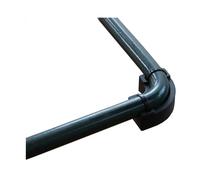Grythyttan Stålmöbler Protector de suelo Klassiker/High Tech Paquete de 4 en negro