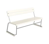 Grythyttan Stålmöbler Sofá 3 Roble lacado en blanco - bastidor galvanizado en caliente