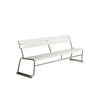 Grythyttan Stålmöbler Sofá 5 Roble lacado blanco-estructura galvanizada en caliente