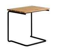 Grythyttan Stålmöbler Taburete/reposapiés A3 Roble aceitado - estructura de acero negro