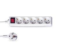 GSC Base multiple 5T + Int. 3x1.5 mm, 1.5 M, Blanca