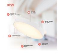 GSC Evolution Plafón de techo LED Kataja 82W 4000K Blanco