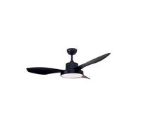 gsc evolution Ventilador de techo Biula con luz CCT orientable y mando DC Ø122 Negro