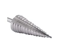 GSR Broca escalonada profesional HSS, HSSG 3,5-40 mm, recto, ranurada, rectificada, rosca de tubo blindado PG 7-PG 29, broca cónica, broca cónica, broca de acero inoxidable