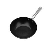 GSW 166706 Avanti - Wok (28 cm, acero al carbono, acero inoxidable), color negro
