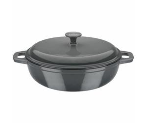 GSW Cacerola de hierro fundido macizo Grey Shadow 30 cm Gris