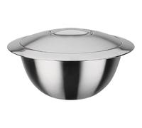 GSW Cuenco térmico para servir - Cuenco de servir de alta calidad con tapa, 7 litros de volumen, aislamiento de doble pared caliente y frío, 31 cm de diámetro, acero inoxidable