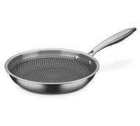 Gsw GSW Sartén de 24 cm, de acero inoxidable TriPly con estructura de panal