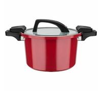 GSW Olla a presión baja Roja 6 L 24 cm