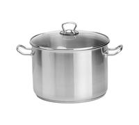 GSW Olla Acero Inoxidable para Inducción 10 Litros, Diámetro 26 cm, Altura 22 cm, Capacidad Grande, 4 Unidades