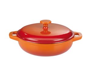 GSW Rostidera de Hierro Fundido de 30 cm con Tapa para Inducción