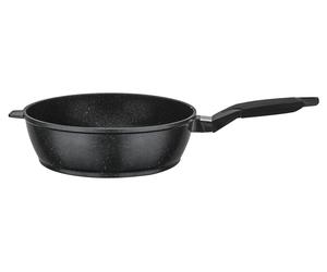 Gsw Titanium Granit PAN 457248, sartén, 24 cm (diámetro máximo), hierro fundido/aluminio fundido, revestimiento antiadherente