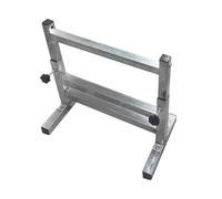 GTHTUHFD Rodillo Transportador De Polea De Descarga, Rodillos Transportadores De Acero Inoxidable De Alta Resistencia De 20 Pulgadas, Tobogán De Descarga Plegable para Almac,Base Stand-Base Stand