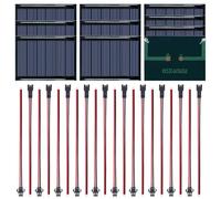 GTIWUNG 10 Piezas 3V 65 X 48mm Micro Mini Células de Panel Solar, Mini Placas Solares para Energía de Energía Solar, Hogar DIY, Proyectos Científicos - Juguetes - Cargador de Batería