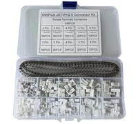 GTIWUNG 695 Piezas JST PH Conector Kit con 2,0mm JST-PH 2/3/4/5/6 Pin Macho y Hembra Conectores Cable Enchufe Adaptador Set,Mini Micro Connector Kit con Terminales de Crimpado,para Placas de Circuito