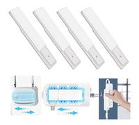 GTLAOGS 4 Sujetadores de Barras de Alimentación Autoadhesivos, Soportes de Barras de Alimentación sin Perforación, Soportes de Barras de Alimentación, Enrutadores WiFi, Belkin, Control Remoto y Otros