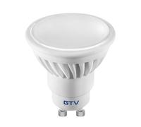 GTV Lámpara LED foco GU10 4000K blanco neutro, brillante - sin parpadeo, duradera - para iluminación LED en cocina, oficina y taller