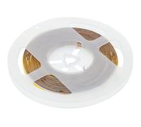 GTV - Tira de luz LED COB 24 V, 320 LED/m, 9 W/m, 600 lm/m, tira LED de 8 mm blanco cálido 2700 K, mini AMP 2 × 1 m, tira LED cortable, ángulo de haz de 180°, sin puntos