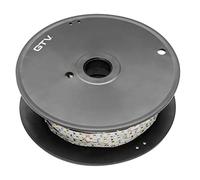 GTV Tira LED 50m Rollo FLASH 5630, 60 LEDs/m, Regulable, cortable cada 5cm, 12V, 1750 lm/m, 10mm de ancho, Blanco Neutro 4000K para Muebles Cocina