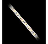 GTV Tira LED 5m Rollo Flash 2835, 600 LEDs 120/m, Regulable, 10W/m, 12V DC, 5mm de Ancho PCB, cortable cada 5cm, Banda de Luz Muebles Cocina, Blanco Frío 6500K