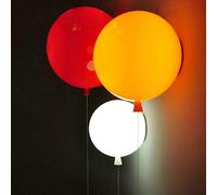 GUANSHAN Balloon Colorful Wall Light Lámpara de pared moderna, habitación infantil Iluminación de pared decorativa con interruptor de cuerda para niños niñas, 20 cm de diámetro, con bombilla de 5W