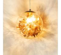 GUANSHAN Bola de cristal de fuegos artificiales, luz colgante, luz de techo, lámpara de techo, lámpara de noche, decoración, lámpara de araña para dormitorio, café, comedor, sala de estar
