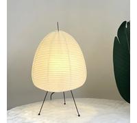 GUANSHAN Lámpara de mesa de papel creativa Estilo minimalista Luz de noche de papel Lámpara de noche Iluminación de mesa Lámpara de mesa decorativa Luz de mesa de humor para dormitorio, sala de estar
