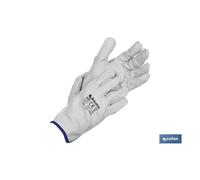 Guante conductor piel de cabrito talla 9 blister caja 12 unid.