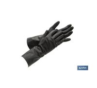 Guante de neopreno negro 100 % talla 9 venta unitaria