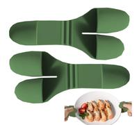 Guantes De Cocina para Horno | Mini Guantes De Silicona para Horno De Pinza Y Cocina,Resistente Al Calor para Dedos Y Ollas, Mitones Pequeños De | para Freír, Cocinar, Hornear Y Barbacoa