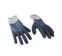 Guantes de electricista aislantes 400 V - Guantes de goma resistentes a altas tensiones con función táctil para instaladores eléctricos - Par (azul)