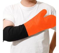 Guantes de horno extra largos - 2 unidades, resistentes al calor hasta 500 grados