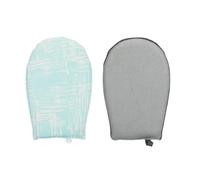 Guantes de Planchado 2 guantes for planchar con vaporizador de ropa | For accesorios de ropa, tablero de mano anticalor for el hogar(Grey+Green)